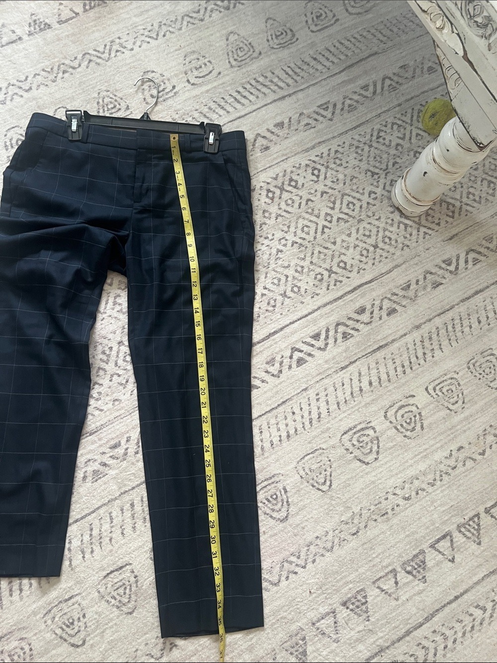 Banana Republic Navy Windowpane Two-Piece Suit - Picture 11 of 16
